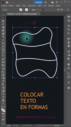Transforma tu TEXTO en ARTE 🎨🔡 Crea TEXTO con FORMAS en ILLUSTRATOR!