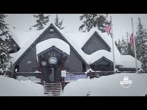 Inside Oregon’s historic Cascade Ski Club lodge on Mount Hood