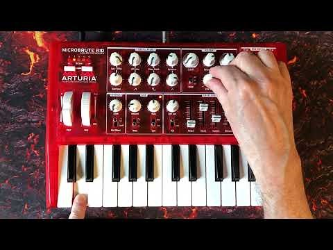 Arturia MicroBrute Tutorial - How To Program Great Sounding Bass Patches From Scratch