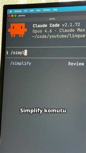 Claude Code /simplify command 👌 #programming #software #opensource