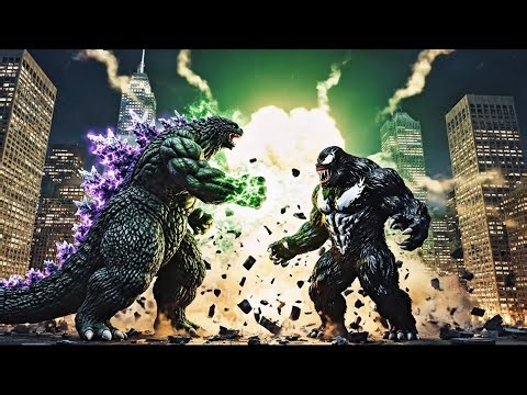 Hulk Turns into Godzilla 😱 vs Venom King Kong | Final Monster Battle 4K 🔥