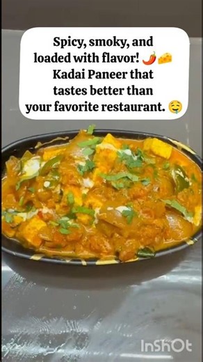 🔥 Restaurant Style Kadai Paneer Recipe | Easy & Tasty #Shorts