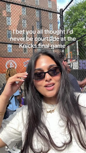 Courtside at the Knicks Final Game — Dream Come True