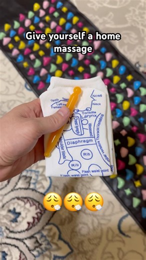 DIY Foot massage in seconds 🛠️ #footmassage #relax #relief