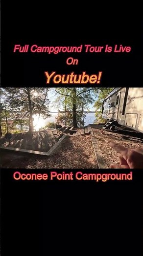 Lakefront RV Camping In South Carolina! #shorts #camping #rvlife #youtubeshorts #rvtravel