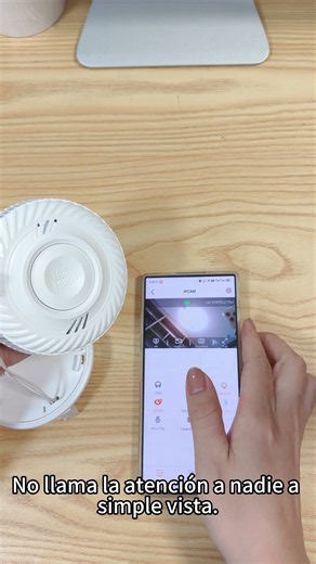 Model: S100X，Cámara oculta en detector de humo 🔥