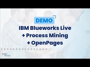IBM Blueworks Live + IBM Process Mining + IBM OpenPages Demo