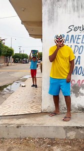 Assustei ele😆 #comedy | Mister Gilvan e Gui