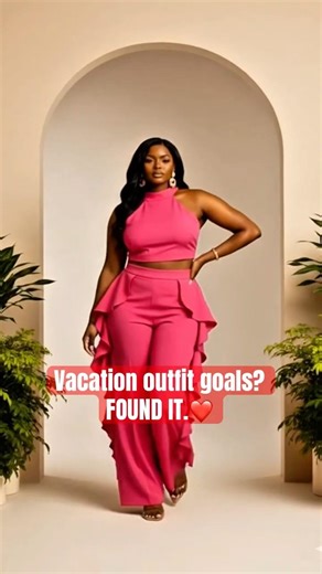 Pink & Powerful 💖✨ | Vacay Mode On #shorts#ootn#outfit#dress#tryon#nightout#GoldenCurvez