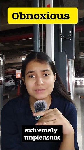 Let's learn the meaning of #obnoxious #vocabwithtripti #english #vocabulary #shortvideos #viralvideo