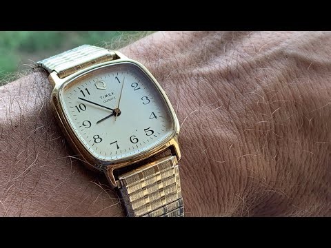 1980s Timex Q Square Quartz Watch - Wristwatch Wednesday