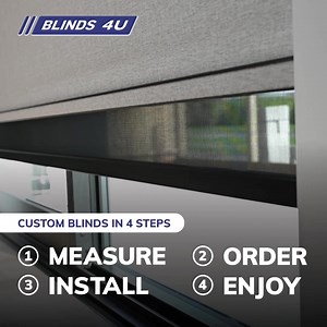 Custom NZ-made blinds shipped to you! Easy Online Ordering: 1. Measure your new blinds with our simple instructions 📏 2. Place your order online with our professionals 🖱️ 3. Install your blinds with some basic tools 🔨 4. Enjoy your new blinds 😍 Use code WELCOMECODE for 10% off your first order 🙌 | Blinds 4 U