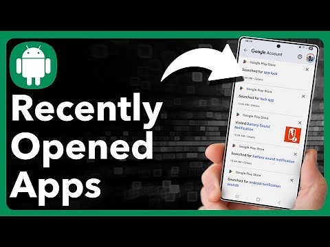 How To See Recently Opened Apps On Android