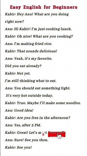 Basic Daily Conversation Between Two Friends – Easy English Dialogue