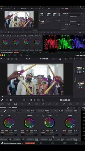 How to Fix Overexposed Video in DaVinci Resolve!