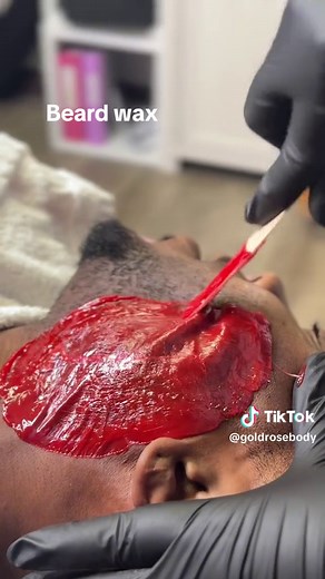 Mens face wax #bronxesthetician #blackesthetician #queensesthetician #estheticiantiktok