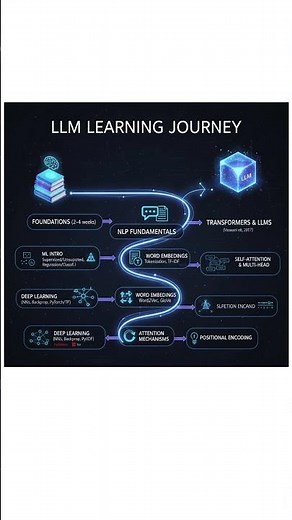LLM Roadmap 2025 🔥 | How to Learn Large Language Models (Beginner to Advanced)