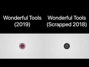 Apple Wonderful Tools (2019 vs Scrapped 2018)
