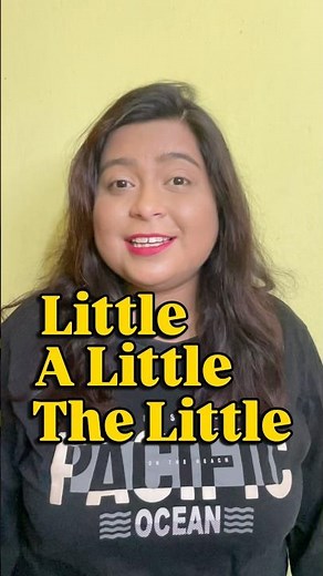 Stop Saying “Little” Wrong! Learn Little, A Little & The Little in 60 Seconds #english #shorts