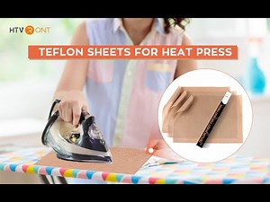 HTVRONT Teflon Sheets for Heat Press Machine