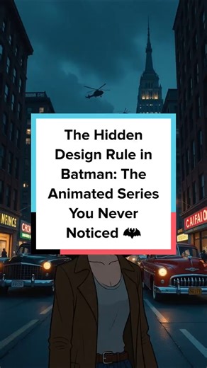 The Hidden Design Rule in Batman: The Animated Series You Never Noticed 🦇