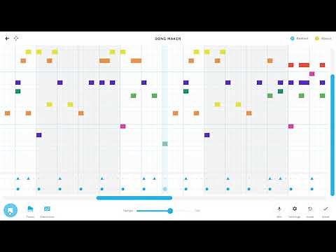 Chrome Music Lab Song Maker - summer
