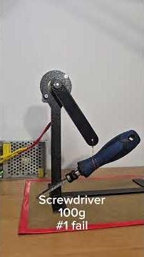 Testing force of stepper motor