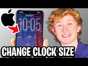 How To Change Clock Size On iPhone Lock Screen iOS 26 - Full Guide
