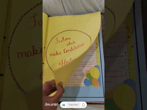 “Constitution: Why and How | Class 11 Political Science Project”#Class11 #PoliticalScience