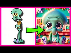 SpongeBob Characters as Adorable Babies 👶🧽 | ALL Characters 💖