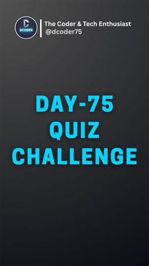 The Coder & Tech Enthusiast 🚀 on Instagram: "Comment Correct Output and Follow for more Quizzes and python coding tutorial and content #python #explore #explorepage #pythonprogramming #coder #codinglife #programming"