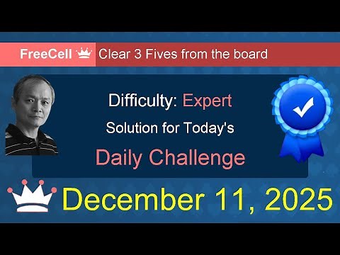 Microsoft Solitaire Collection: FreeCell - Expert - December 11, 2025