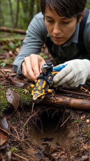 Tiger Salamander POV Inside Underground Colony! #nature #gopro
