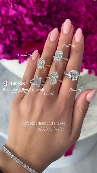 Exploring 5.00ct Diamond Shapes and Cuts