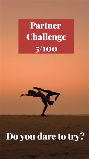 Patri BV on Instagram: "Partner Challenge 5/100 We usually practice/play in the beach and trying things, this combo came out and we love it🤸‍♂️🥰 Go quickly to grab your partner or friend and play. Tag us if you try, we'll love to see you. Follow @xcross_fitness & @pattiomm for mote challenges and tutorials. #acropartners #acrocouple #acro"