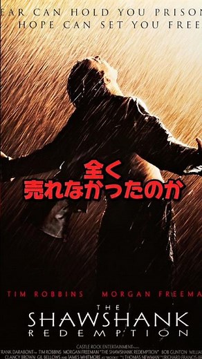 なぜ『ショーシャンクの空に』は公開当初全く売れなかったのか。 #shorts #ショーシャンクの空に #洋画 #映画紹介