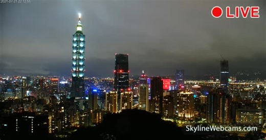 【LIVE】 Webcam Taipei - Taiwan | SkylineWebcams