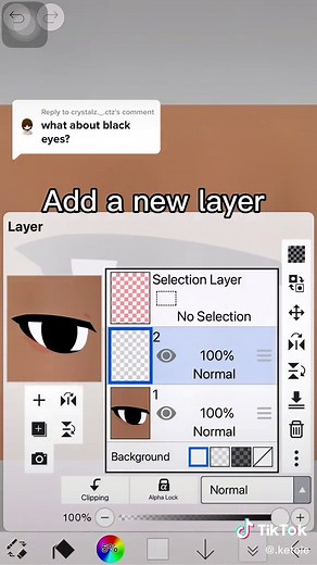Easy Black Eye Shading Tutorial for Gacha Life | Step-by-Step Guide