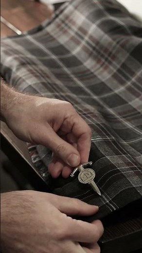 How to put on a Kilt Pin | Kilt Outfit How To Guide