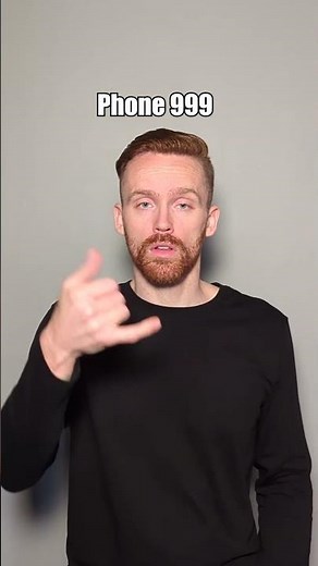 Asking for help to phone 999 in BSL