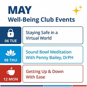 Spring into wellness with Silver&Fit! From online safety tips and cooking demos to energizing workout classes—we’ve got something for everyone! RSVP here: https://bit.ly/May25-Events | Silver&Fit | Facebook