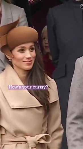 Meghan Markle's First Curtsy to The Queen Explained