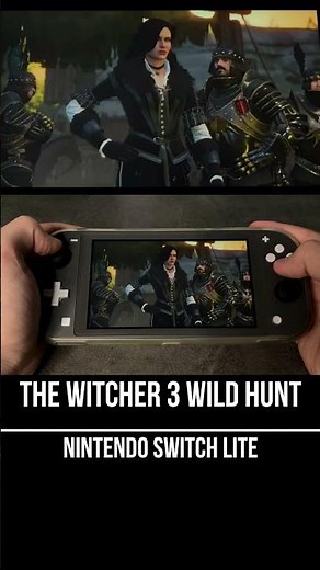 The Witcher 3: Wild Hunt Nintendo Switch Lite Gameplay