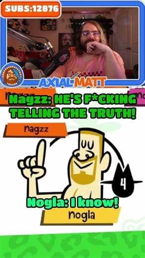 He Wasn't Lying But We Can't Tell Nagzz #shorts #jackboxgames