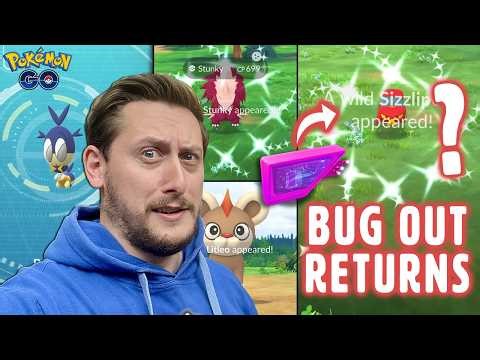 LURE BONUSES Worth It? Bug Out Event RETURNS With Blipbug Raids AND Shiny Sizzlipede! | Pokemon GO