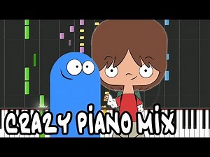 Crazy Piano Mix! "FOSTER'S HOME FOR IMAGINARY FRIENDS" Theme Song
