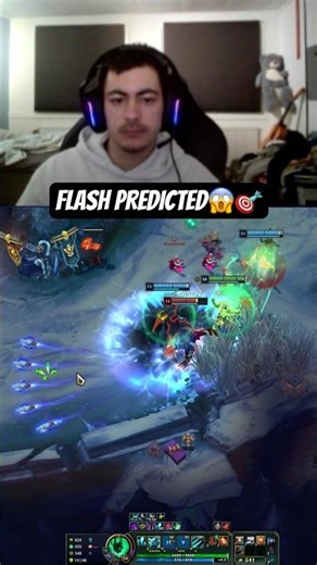 Thresh PREDICTS the Flash 😳🎯🪝 #thresh #leagueoflegends #league