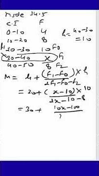 The Mode of the Following Frequency Distribution is 34.5. Find the Value of x.