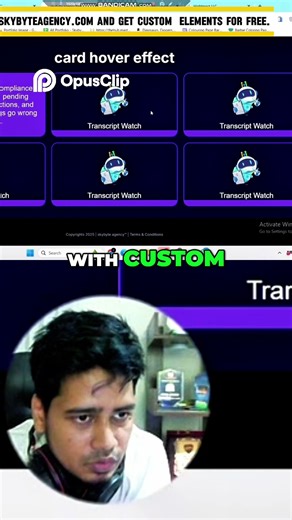 Custom HTML JS Card Interactive Hover Effect Gohighlevel Tutorial