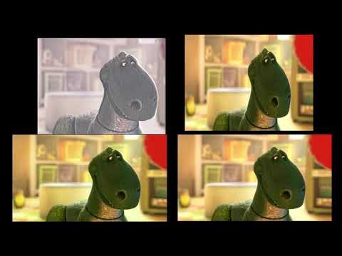 Toy Story 3 VHS VS VCD VS DVD VS Blu Ray